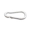 DIN 5299/C Rugós karabiner acél galvanizált horganyzott - 4x40