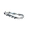 DIN 5299/C Rugós karabiner acél galvanizált horganyzott - 4x40