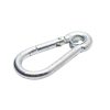 DIN 5299/A Rugós karabiner szemmel acél galvanizált horganyzott - 4x40