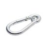 DIN 5299/A Rugós karabiner szemmel acél galvanizált horganyzott - 5x50