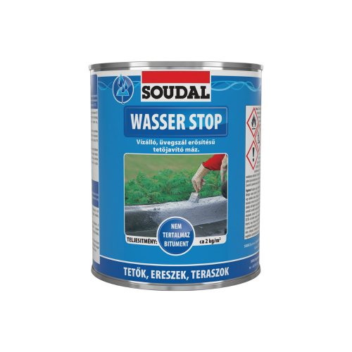 Soudal, Wasser Stop szintetikus gyanta - 750g