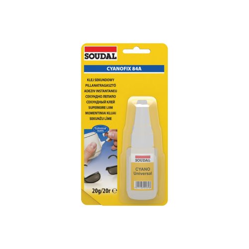 Soudal, 84A Cyanofix pillanatragasztó - 20g